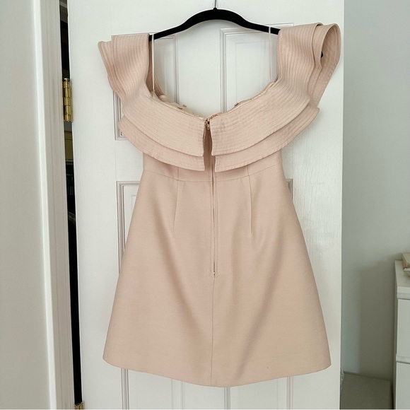 C/MEO COLLECTIVE (Revolve) First Impression Ruffle Dress in Blush size XS - Picture 4 of 7